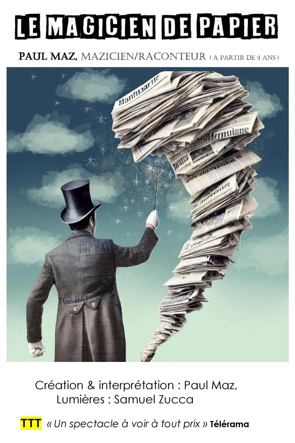 Affiche : Le Magicien de Papier